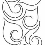 Stencil - Sorrel Border 4 inch